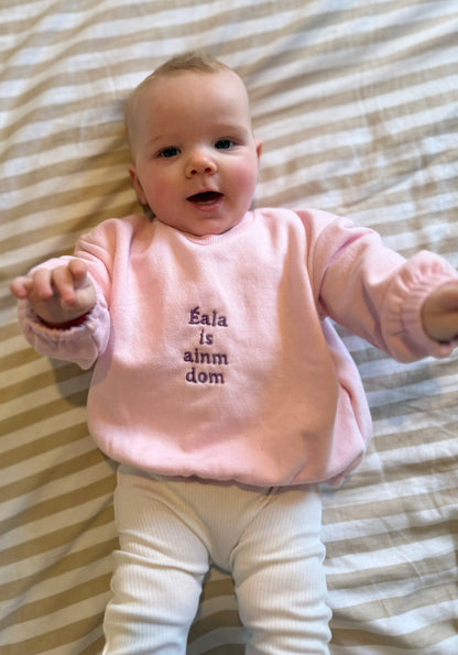 Baby/Toddler ‘is ainm dom’ jumper