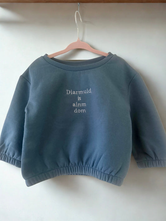 Baby/Toddler ‘is ainm dom’ jumper